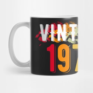 Retro Vintage 1970 Birthday Mug